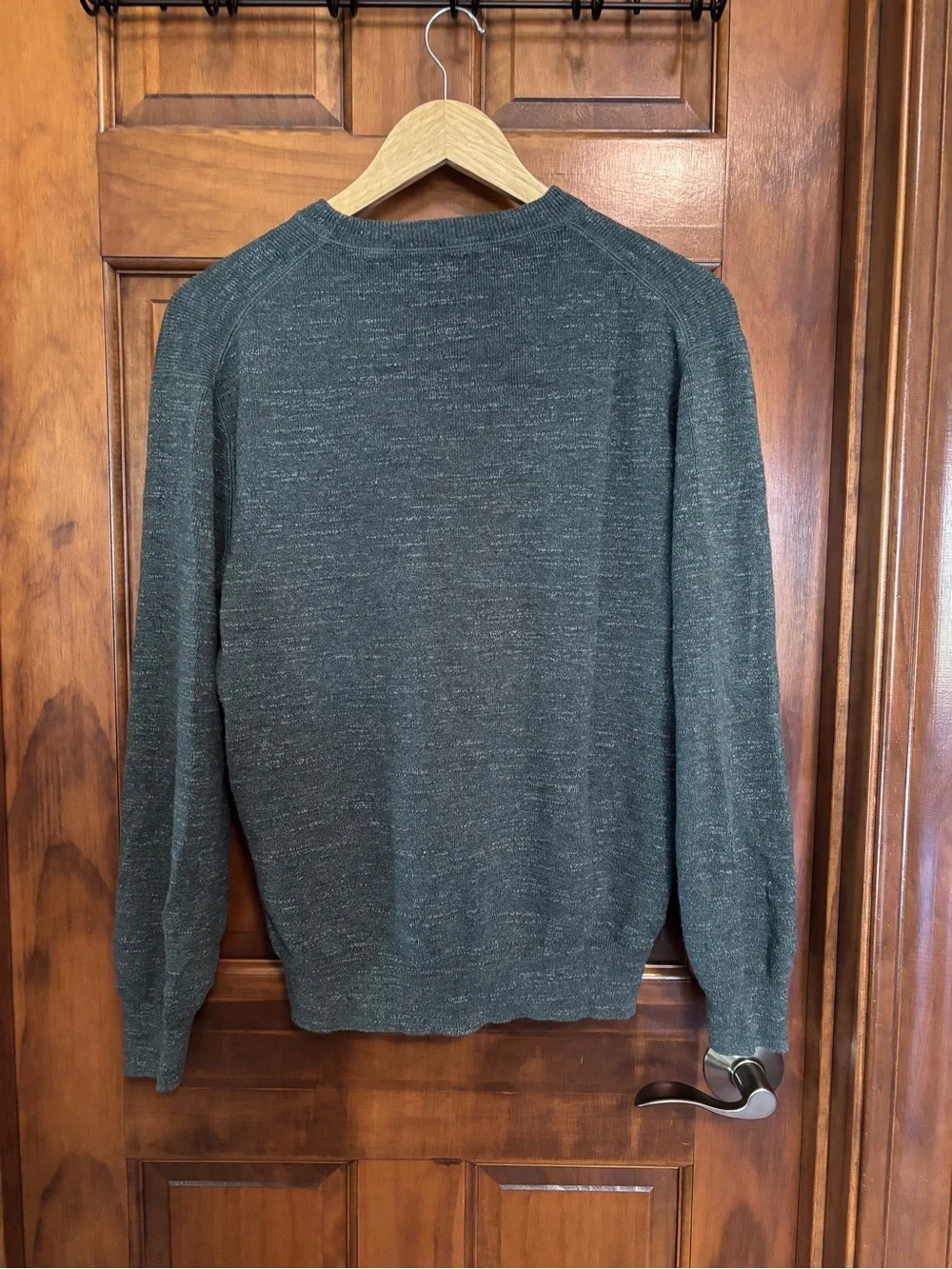 Men's J.Crew Crewneck Sweater in Green Gray